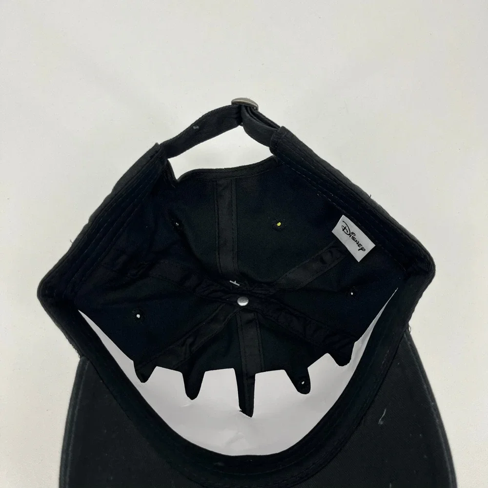 Disney Minnie Mouse Embroidered Baseball Cap Black Adjustable Dad Hat New NWT